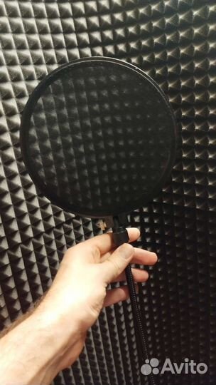 Студийный конденсаторный микрофон usb