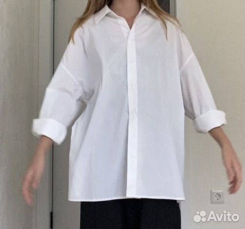 Рубашка белая oversize