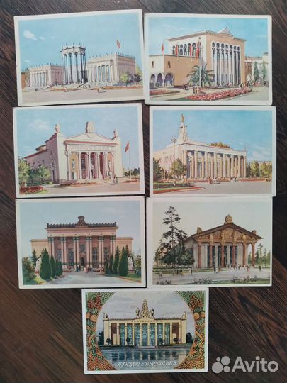 ВДНХ набор открыток СССР