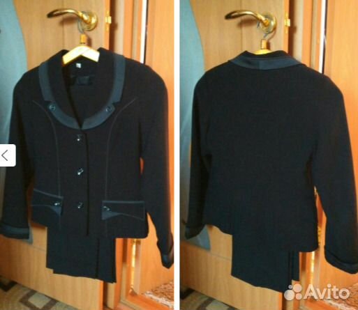 Школьный костюм брюки с пиджаком 36 размер