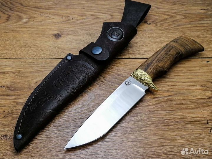 Нож Лазутчик из стали 65Х13 рукоять амазаку