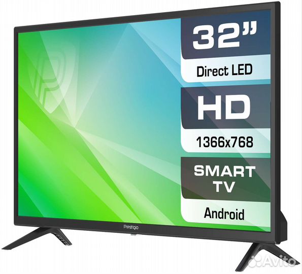 Телевизор Prestigio 32'' smart-TV android