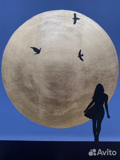 Картина акрилом на холсте