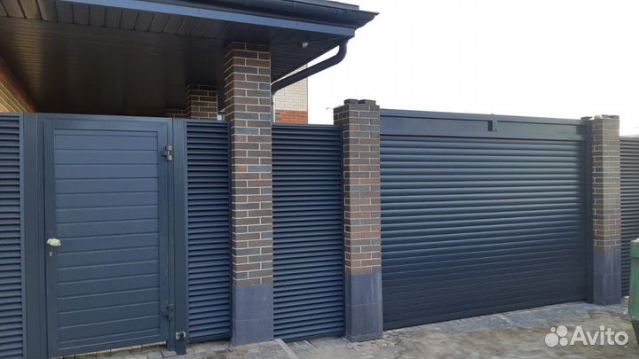 Секционные ворота Рольставни