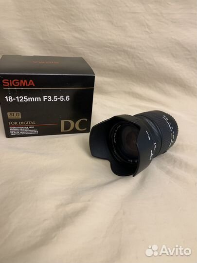 Объектив Sigma для canon 18-125 f3,5-5,6