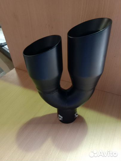 Насадка на глушитель (нержавейка) черная