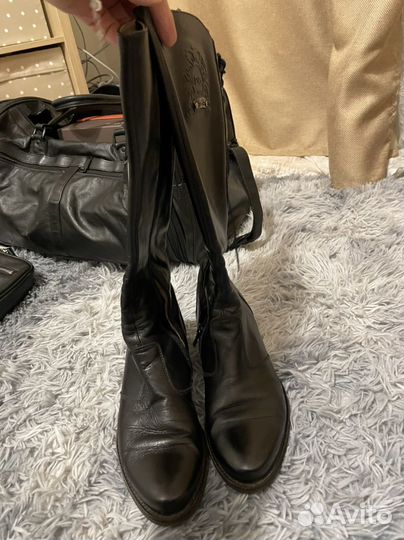 Сапоги женские натураотная кожа