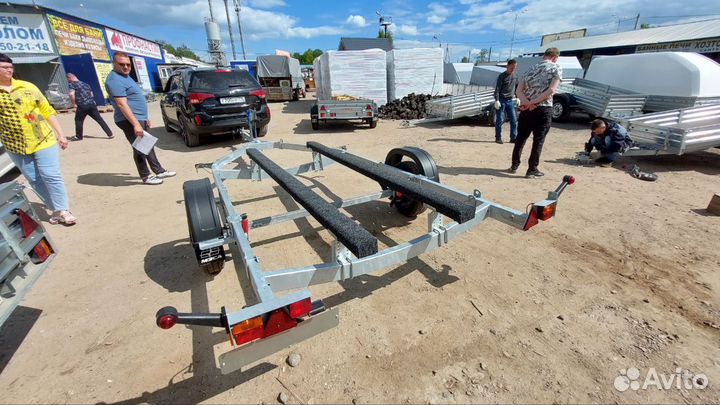 Прицеп для катера мзса 81771G.021. Усиленная ось