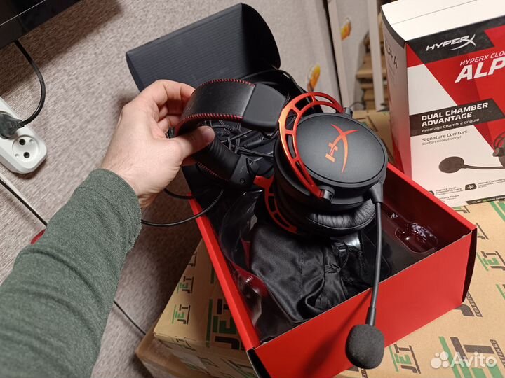 Проводная гарнитура HyperX Cloud Alpha HX-hsca-RD
