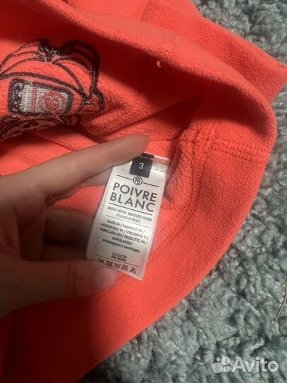 Флисовая кофта Poivre blanc,3 года