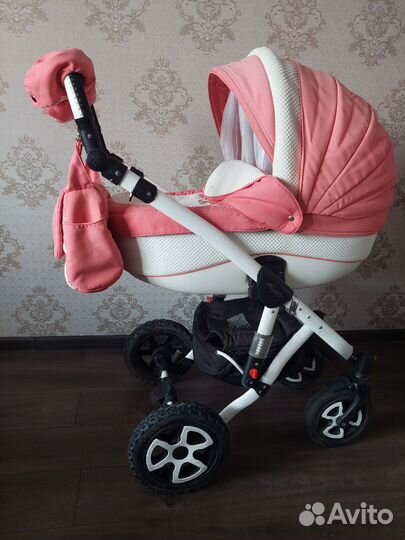 Коляска adamex 3 в 1 бу