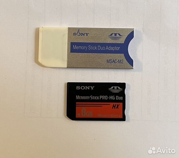 Карта памяти sony memory stick pro duo
