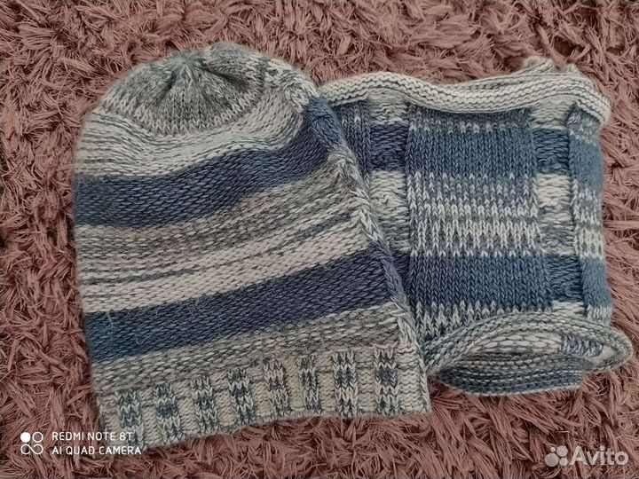 Комплект шапка+ шарф