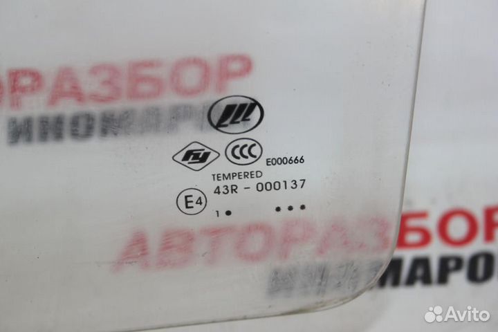 Стекло двери задней левой для Lifan Solano 1 2008