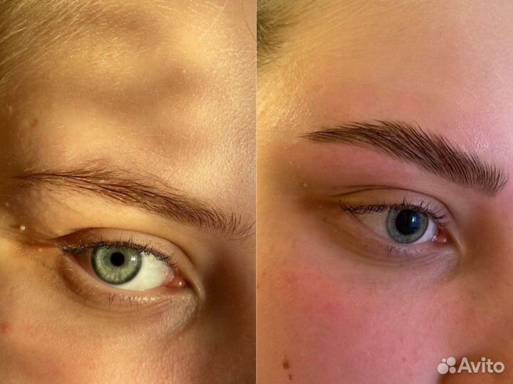 Оформление бровей. Лами ресниц. химмаш