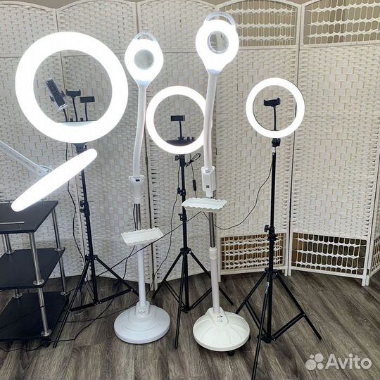 Лампа лупа. Кольцевая лампа