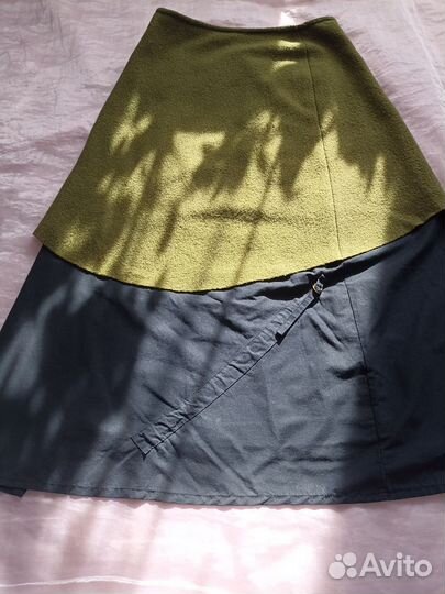 Длинная теплая юбка 44