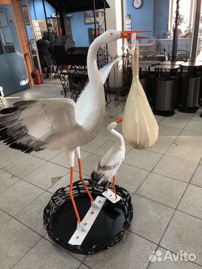 Аист ручной работы