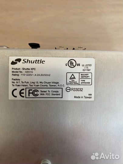 Блок Mini-PC Shuttle SB51G