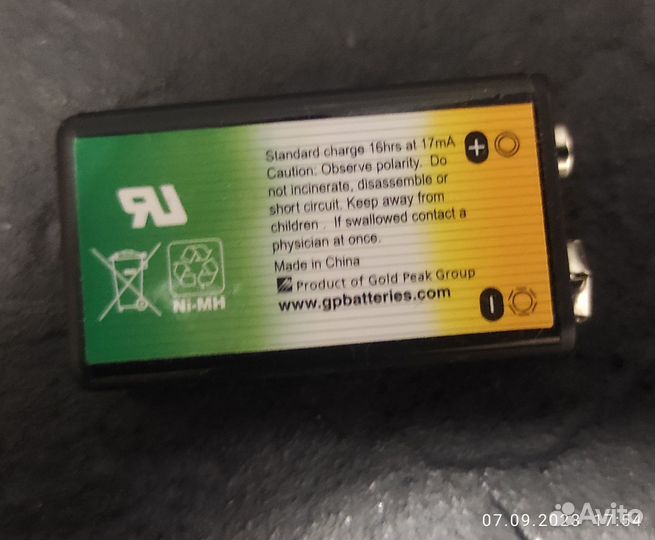 Крона GP 17R8H аккумулятор