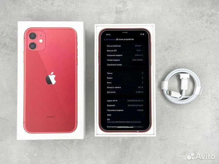 iPhone 11 64Gb Red (sim)