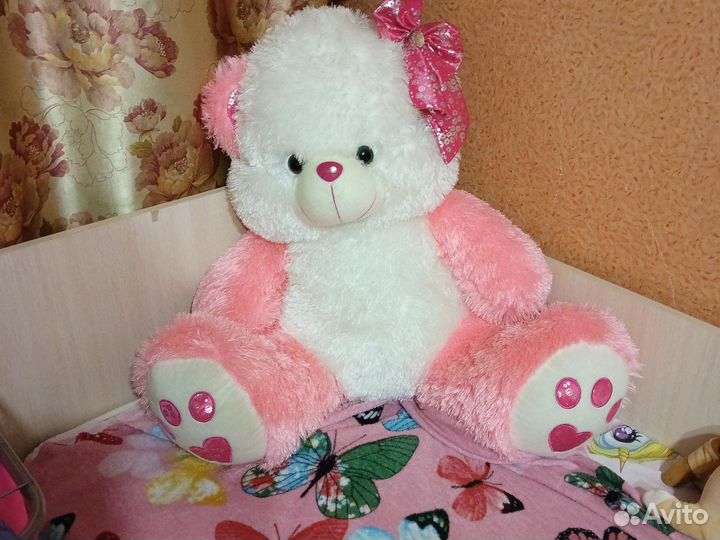 Большая мягкая игрушка медведь