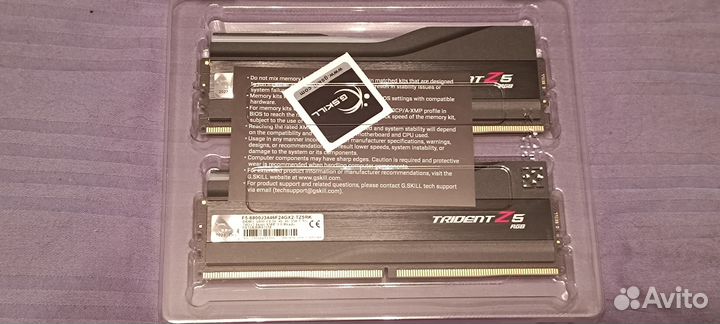 Оперативная память G.Skill Trident Z5 48Gb 6800Mhz