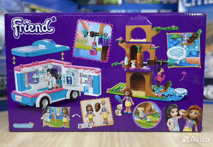 Конструктор Friends Машина скорой ветеринарной пом