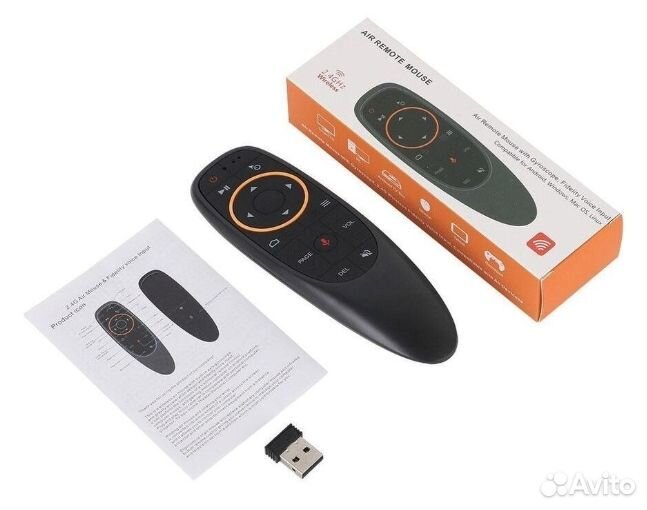 Голосовой пульт с гироскопом(аэромышь) новый