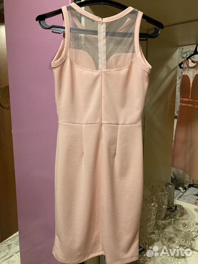 Платье вечернее с сеткой