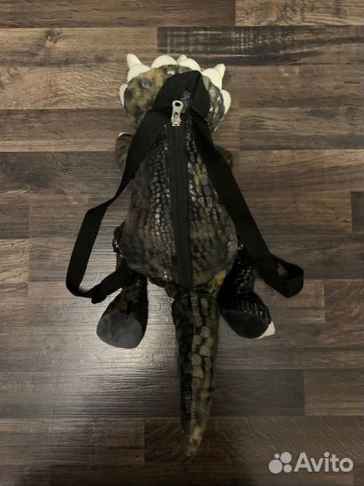 Детский рюкзак динозавр Трицератопс 38 см