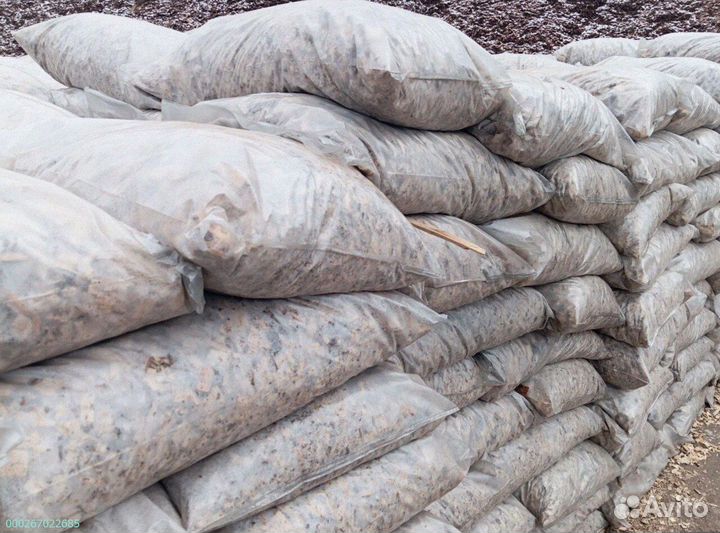 Мешки с декоративной щепой для ландшафта