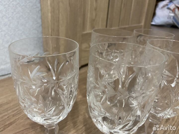 Фужеры хрустальные СССР
