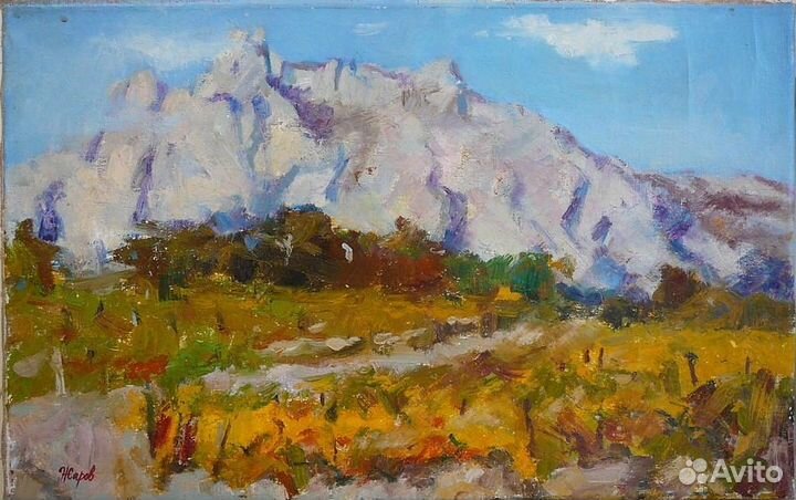 Айпетри.Худ.Жаров.Холст, масло.35х55 см. Идеал.сос
