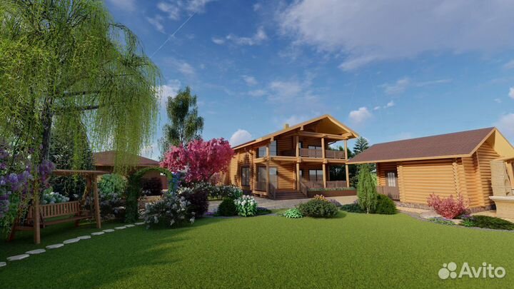 Ландшафтный дизайн участка. Проект. Реализация