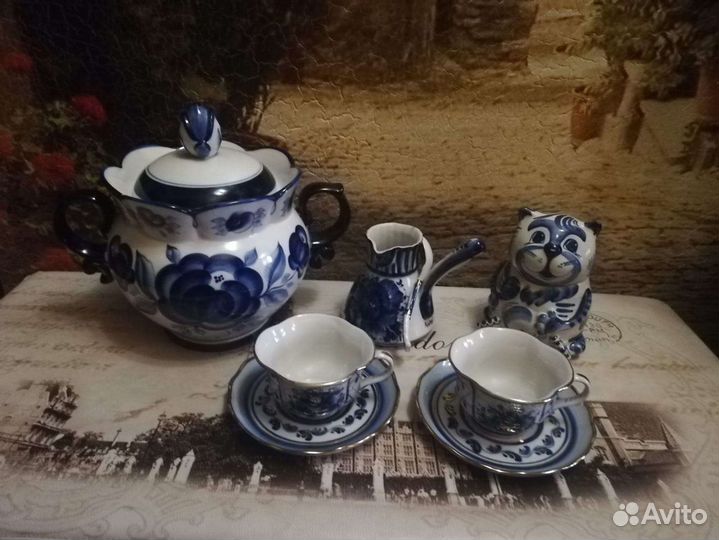 Посуда гжель