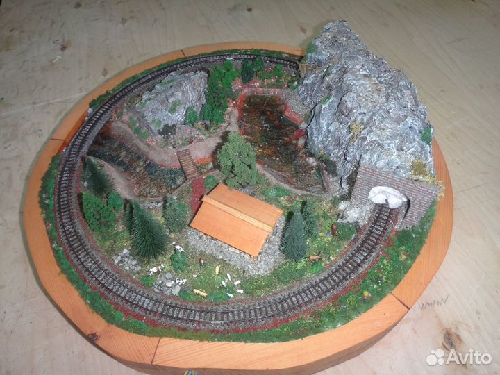 Макет железной дороги масштаб 9мм N 1/160