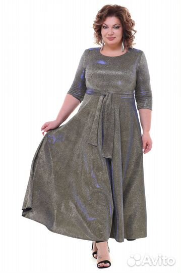 Платье блестящее 