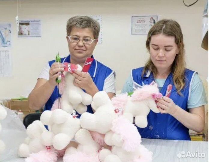 Сборщица мягкой игрушки. Вахта в Подмосковье