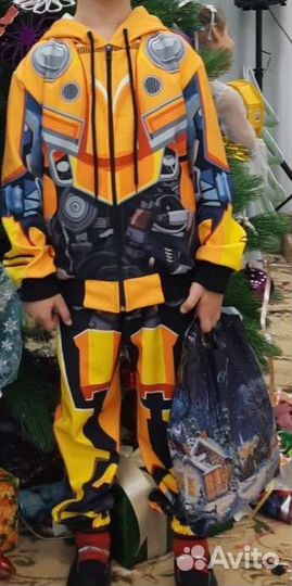 Новогодний костюм для мальчика трансформер