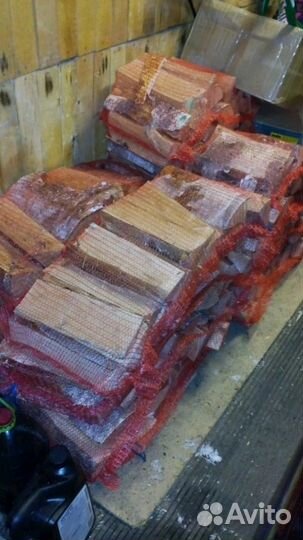 Дрова в сетках