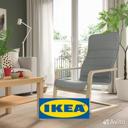 Rsunda Кресло, Книса светло-серый IKEA