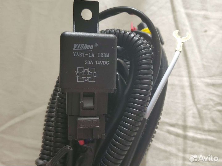 Комплект проводки с реле и кнопкой