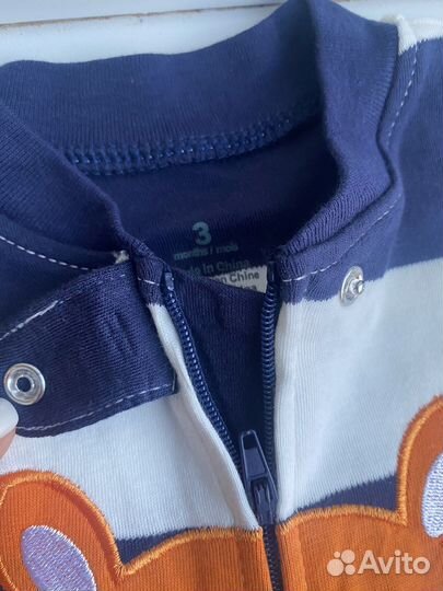 Пижама боди carters