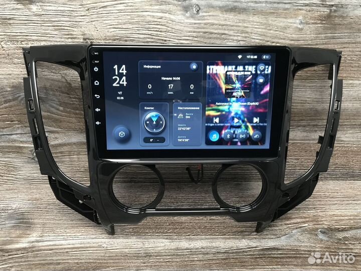 Магнитола Mitsubishi L200 Teyes X1 2/32 DSP