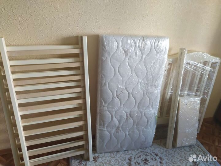 Детская кроватка Антел Алита 3/5 + матрас