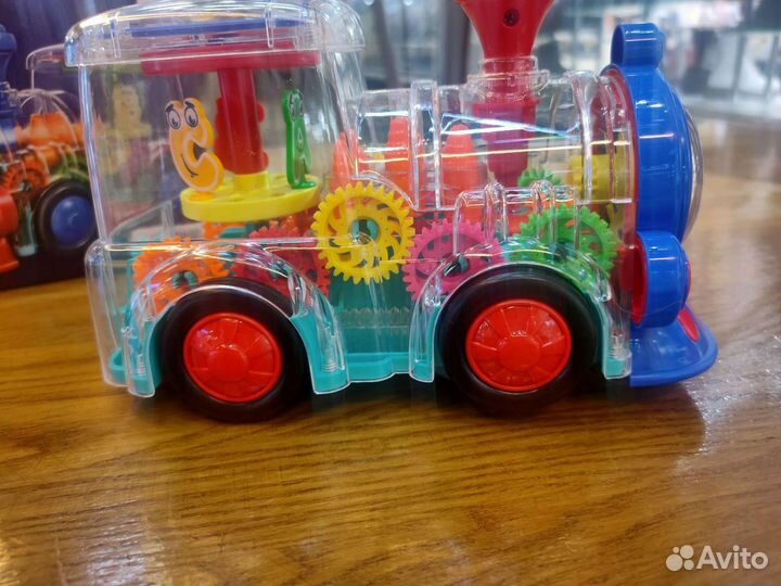 Детский паровозик музыкальный