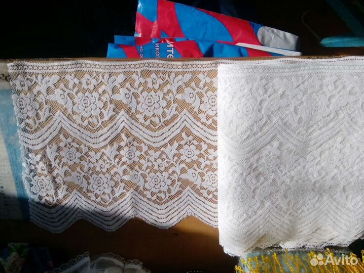 Продам кружево шириной в 2 см и 25 см