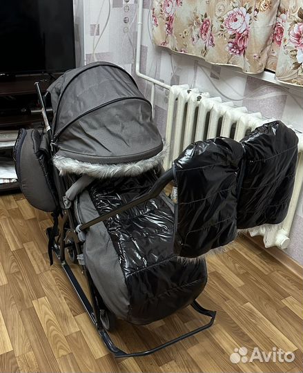 Детские санки коляска