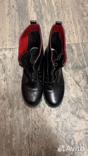 Ботинки женские зимние 38 размера кожаные